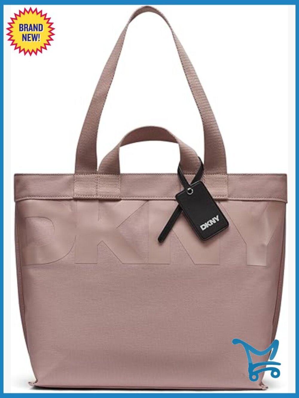 Medium Cotton Satchel with Zipper Closure, Double Handle, Two Compartments